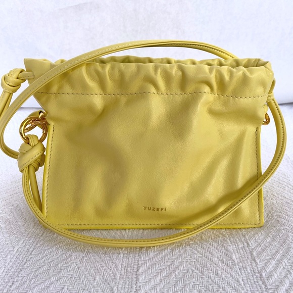 Yuzefi Mini Bom Bag in Lemon NWOT - Picture 12 of 16